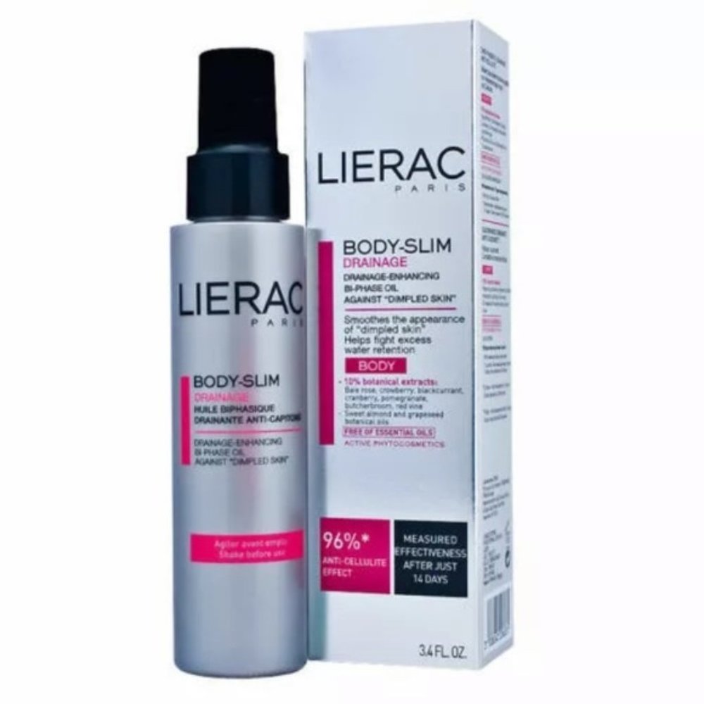 NWT Lierac Body-Slim Drainage-Enhancing Bi-Phase Oil for Dimpled Skin  3.4 oz.